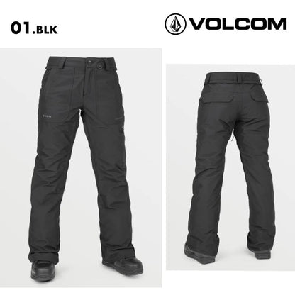 VOLCOM/ボルコム レディース GORE-TEX スノーパンツ KNOX INS GORE-TEX PANT 2025 SNOW H1252501 スノーボード スキー ウインタースポーツ 防寒 スノボウェア スキーウェア ボトムス スリムフィット ミッドライズ メッシュ裏地 女性用