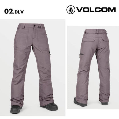 VOLCOM/ボルコム レディース GORE-TEX スノーパンツ KNOX INS GORE-TEX PANT 2025 SNOW H1252501 スノーボード スキー ウインタースポーツ 防寒 スノボウェア スキーウェア ボトムス スリムフィット ミッドライズ メッシュ裏地 女性用