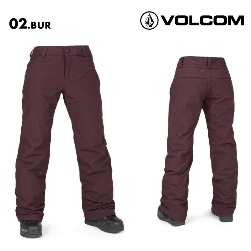 VOLCOM/ボルコム レディース スノーウェア パンツ FROCHICKIE INS PANT 2025 SNOW H1252504 スノーボード スキー ウインタースポーツ 防寒 スノボウェア スキーウェア ボトムス リラックスフィット ミッドライズ バックポケット 女性用