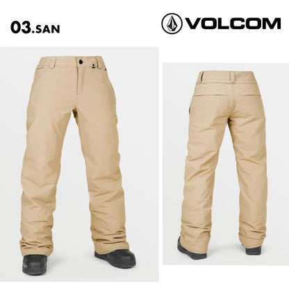 VOLCOM/ボルコム レディース スノーウェア パンツ FROCHICKIE INS PANT 2025 SNOW H1252504 スノーボード スキー ウインタースポーツ 防寒 スノボウェア スキーウェア ボトムス リラックスフィット ミッドライズ バックポケット 女性用