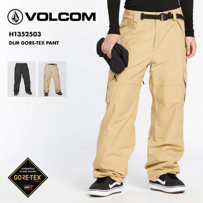 VOLCOM/ボルコム レディース GORE-TEX スノーパンツ DLM GORE-TEX PANT 2025 SNOW H1352503 スノーボード スキー ウインタースポーツ 防寒 スノボウェア スキーウェア ボトムス バギーフィット カーゴポケット 防水加工 女性用