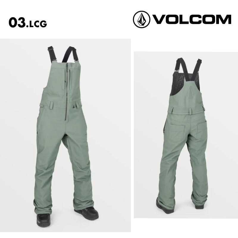 VOLCOM/ボルコム レディース スノーウェア ビブパンツ SWIFT BIB OVERALL 2025 SNOW H1352506 スノーボード スキー ウインタースポーツ 防寒 スノボウェア スキーウェア ボトムス スリムフィット バックポケット 伸縮性サスペンダー 女性用