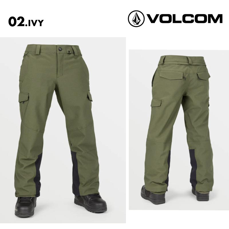 VOLCOM/ボルコム レディース スノーウェア パンツ WILDLING PANT 2025 SNOW H1352508 スノーボード スキー ウインタースポーツ 防寒 スノボウェア スキーウェア ボトムス リラックスフィット バックポケット ミッドライズ 女性用