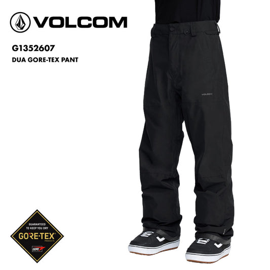VOLCOM/ボルコム スノーボードウェア メンズ スノーパンツ DUA GORE-TEX PANT 2026 SNOW G1352607 スノーウェア スノボウェア スノーボード スキー パンツ単品 ゲレンデ 防寒着 アウター ゴアテックス 男性用