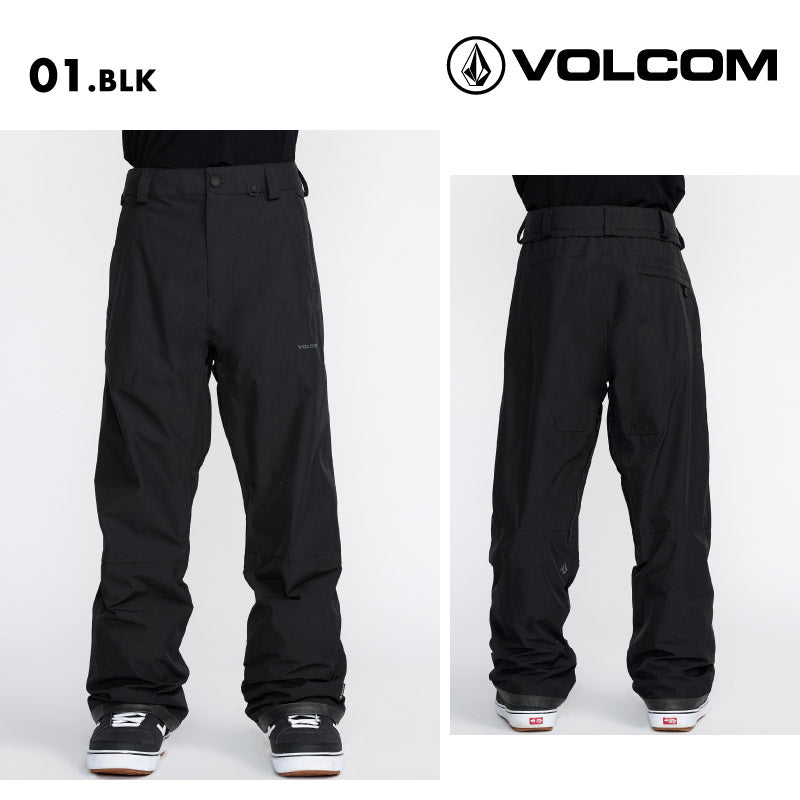 VOLCOM/ボルコム スノーボードウェア メンズ スノーパンツ DUA GORE-TEX PANT 2026 SNOW G1352607 スノーウェア スノボウェア スノーボード スキー パンツ単品 ゲレンデ 防寒着 アウター ゴアテックス 男性用