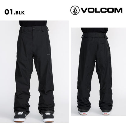 VOLCOM/ボルコム スノーボードウェア メンズ スノーパンツ DUA GORE-TEX PANT 2026 SNOW G1352607 スノーウェア スノボウェア スノーボード スキー パンツ単品 ゲレンデ 防寒着 アウター ゴアテックス 男性用