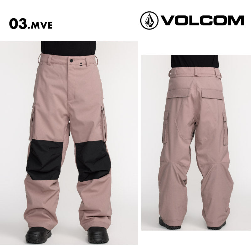 VOLCOM/ボルコム スノーボードウェア メンズ スノーパンツ NWRK BAGGY PANT 2026 SNOW G1352610 スノーウェア スノボウェア スノーボード スキー パンツ単品 ゲレンデ 防寒着 アウター ブランド 男性用
