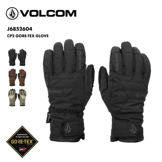 VOLCOM/ボルコム メンズ GORE-TEX 5指グローブ CP2 GORE-TEX GLOVE 2026 SNOW J6852604 スノーグローブ スノーボードグローブ スノボグローブ スキーグローブ スキー スノボ スノーボード 手袋 防寒 保温 男性用