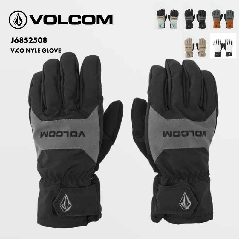 VOLCOM/ボルコム メンズ スノーグローブ V.CO NYLE GLOVE 2025 SNOW J6852508 スノボ スノーボード スキー 手袋 冬 防寒 ブランド おしゃれ 男性用