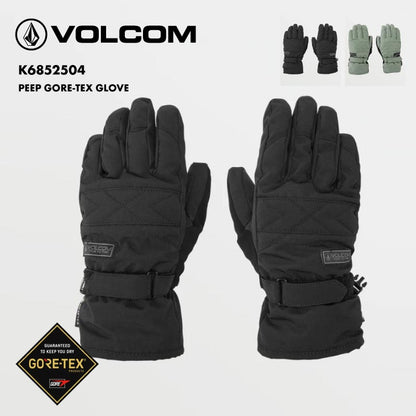 VOLCOM/ボルコム レディース GORE-TEX スノーグローブ PEEP GLOVE 2025 SNOW K6852504 スノボ スノーボード スキー 手袋 ゴアテックス 防寒 ブランド おしゃれ 女性用