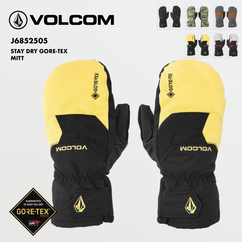 VOLCOM/ボルコム メンズ GORE-TEX ミトングローブ STAY DRY MITT 2025 SNOW J6852505 スノボ スノーボード スキー 手袋 ゴアテックス 防寒 ブランド おしゃれ 男性用