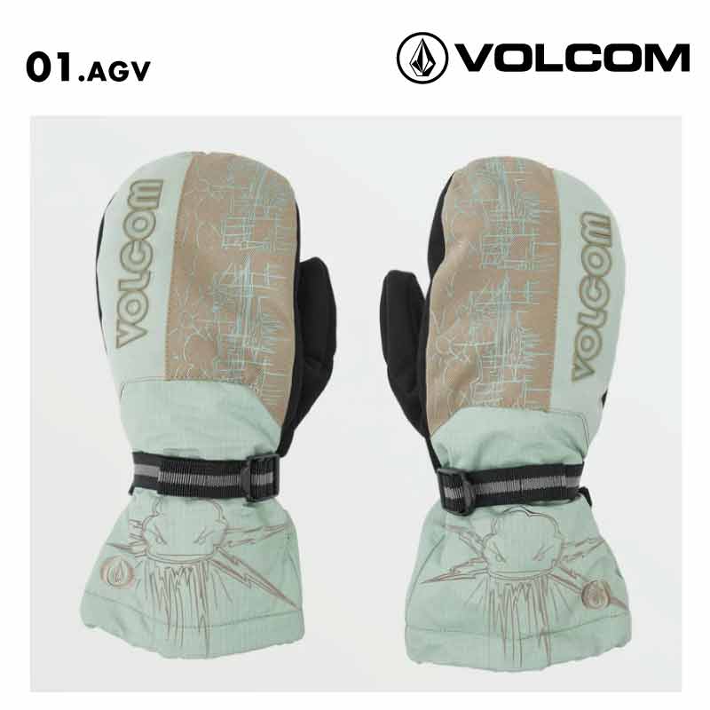 VOLCOM/ボルコム メンズ ミトングローブ MILLICENT MITT 2025 SNOW J6852506 スノボ スノーボード スキー 手袋 冬 防寒 ブランド おしゃれ 男性用