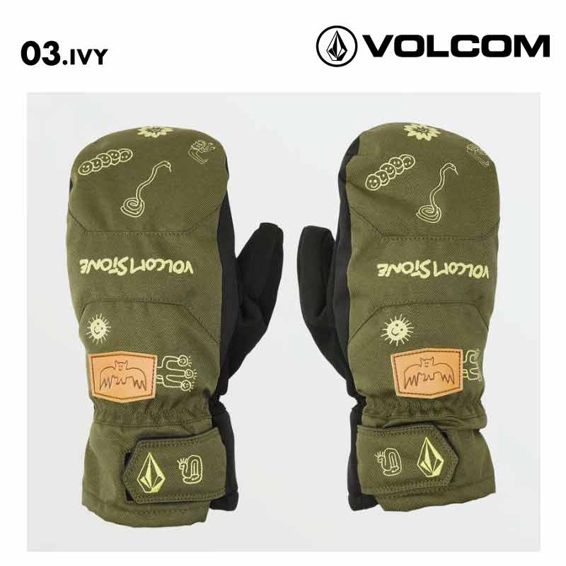 VOLCOM/ボルコム メンズ ミトングローブ V.CO NYLE MITT 2025 SNOW J6852509 スノボ スノーボード スキー 手袋 冬 防寒 ブランド おしゃれ 男性用