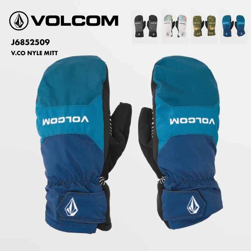 VOLCOM/ボルコム メンズ ミトングローブ V.CO NYLE MITT 2025 SNOW J6852509 スノボ スノーボード スキー 手袋 冬 防寒 ブランド おしゃれ 男性用