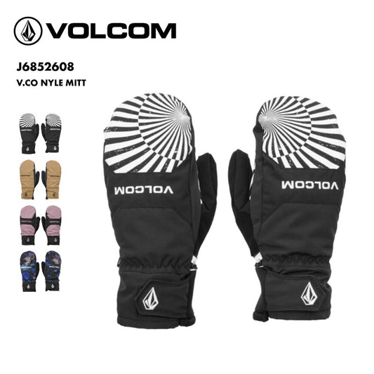 VOLCOM/ボルコム メンズ ミトングローブ V.CO NYLE MITT 2026 SNOW J6852608 スノーグローブ スノーボードグローブ スノボグローブ スキーグローブ スキー スノボ スノーボード 手袋 防寒 保温 男性用