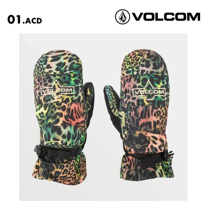 VOLCOM/ボルコム レディース ミトングローブ V.SNOW OVER MITT 2025 SNOW K6852505 スノボ スノーボード スキー 手袋 防寒 ブランド おしゃれ 女性用