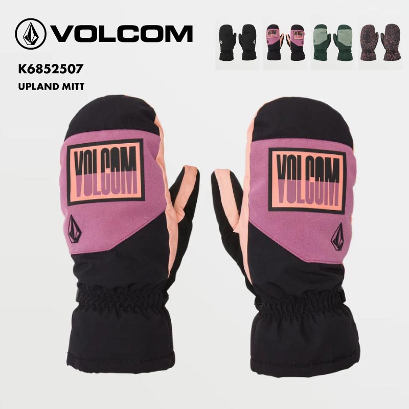 VOLCOM/ボルコム レディース ミトングローブ UPLAND MITT 2025 SNOW K6852507 スノボ スノーボード スキー 手袋 防寒 ブランド おしゃれ 女性用