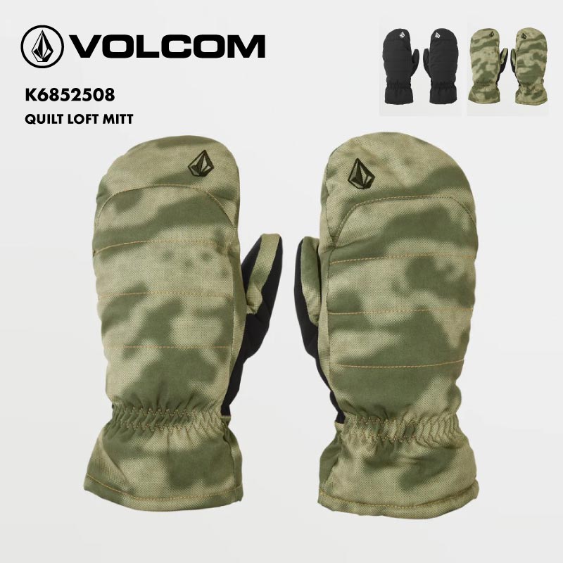 VOLCOM/ボルコム レディース ミトングローブ QUILT LOFT MITT 2025 SNOW K6852508 スノボ スノーボード スキー 手袋 防寒 ブランド おしゃれ 女性用