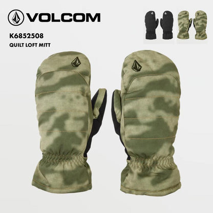 VOLCOM/ボルコム レディース ミトングローブ QUILT LOFT MITT 2025 SNOW K6852508 スノボ スノーボード スキー 手袋 防寒 ブランド おしゃれ 女性用