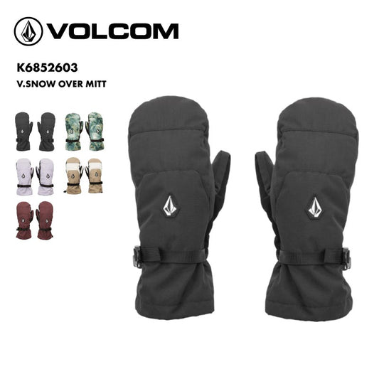 VOLCOM/ボルコム レディース ミトングローブ V.SNOW OVER MITT 2026 SNOW K6852603 スノーグローブ スノーボードグローブ スノボグローブ スキーグローブ スキー スノボ スノーボード 手袋 防寒 保温 女性用