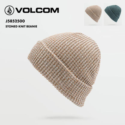 VOLCOM/ボルコム メンズ ニット帽 STONED KNIT BEANIE 2025 SNOW J5852500 帽子 スノボ スキー ビーニー 防寒 ブランド おしゃれ 男性用【メール便発送 13桁用24F】