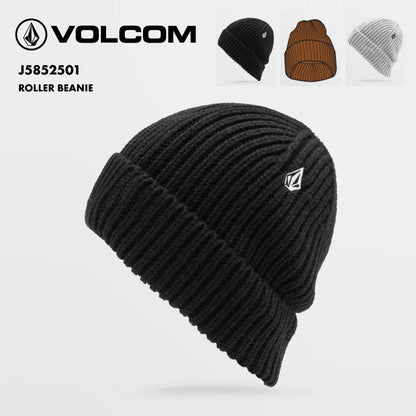 VOLCOM/ボルコム メンズ ニット帽 ROLLER BEANIE 2025 SNOW J5852501 帽子 スノボ スキー ビーニー 防寒 ブランド おしゃれ 男性用【メール便発送 13桁用24F】