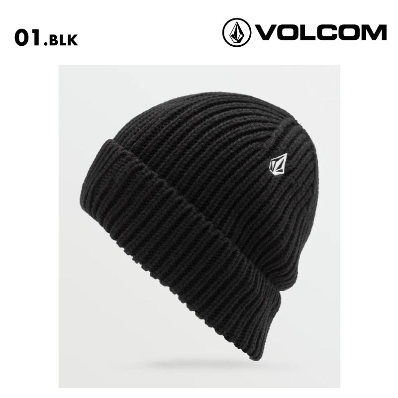 VOLCOM/ボルコム メンズ ニット帽 ROLLER BEANIE 2025 SNOW J5852501 帽子 スノボ スキー ビーニー 防寒 ブランド おしゃれ 男性用【メール便発送 13桁用24F】