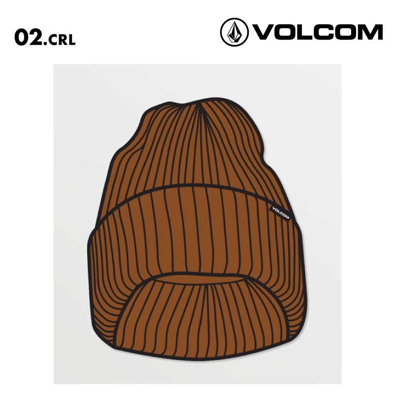 VOLCOM/ボルコム メンズ ニット帽 ROLLER BEANIE 2025 SNOW J5852501 帽子 スノボ スキー ビーニー 防寒 ブランド おしゃれ 男性用【メール便発送 13桁用24F】