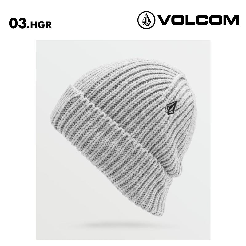 VOLCOM/ボルコム メンズ ニット帽 ROLLER BEANIE 2025 SNOW J5852501 帽子 スノボ スキー ビーニー 防寒 ブランド おしゃれ 男性用【メール便発送 13桁用24F】