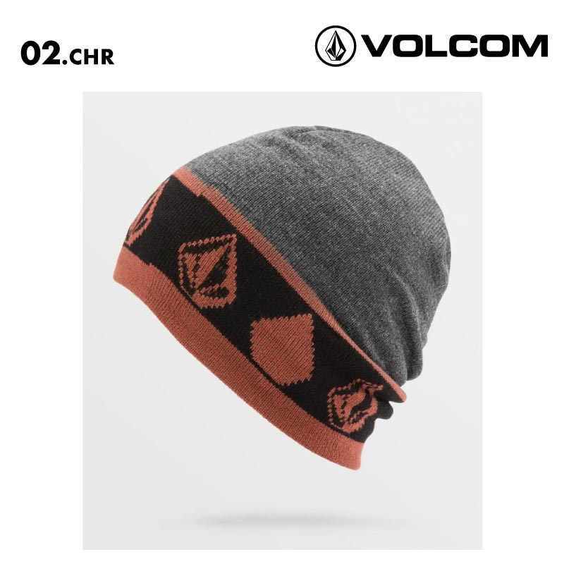 VOLCOM/ボルコム メンズ ニット帽 BLLBRD BEANIE 2025 SNOW J5852504 帽子 スノボ スキー ビーニー 防寒 ブランド おしゃれ 男性用【メール便発送 13桁用24F】