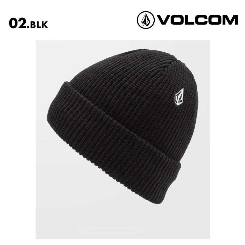 VOLCOM/ボルコム メンズ ニット帽 SWEEP LINED BEANIE 2025 SNOW J5852505 帽子 スノボ スキー ビーニー 防寒 ブランド おしゃれ 男性用【メール便発送 13桁用24F】