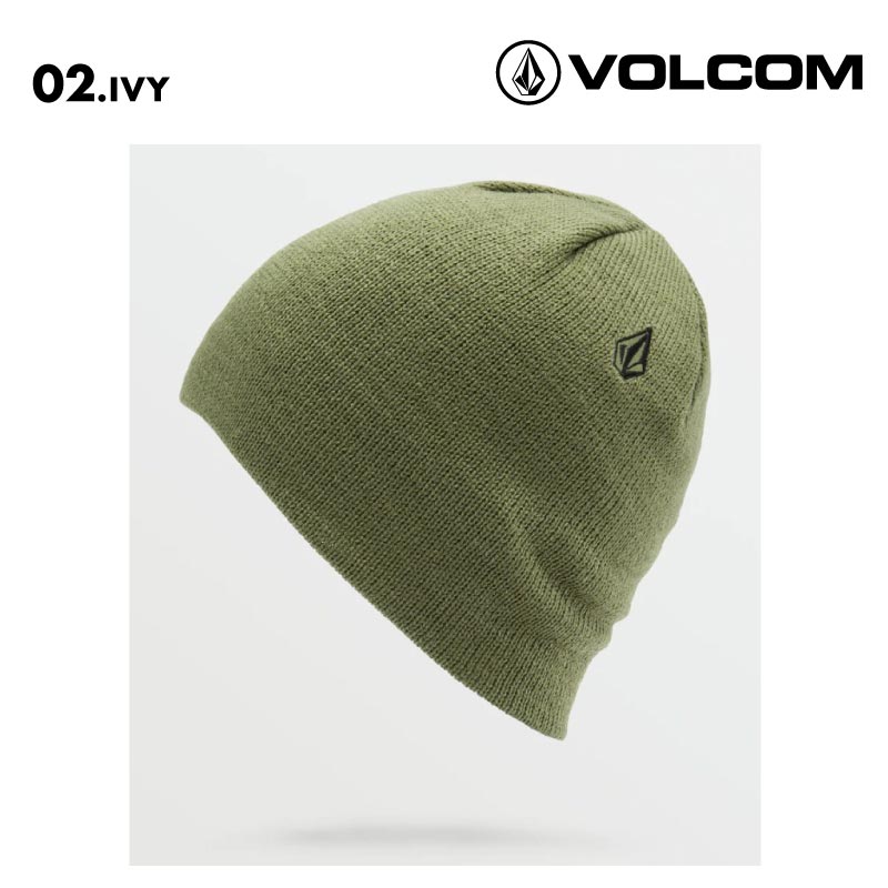 VOLCOM/ボルコム メンズ ニット帽 V.CO SKULL BEANIE 2025 SNOW J5852506 帽子 スノボ スキー ビーニー 防寒 ブランド おしゃれ 男性用【メール便発送 13桁用24F】