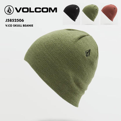 VOLCOM/ボルコム メンズ ニット帽 V.CO SKULL BEANIE 2025 SNOW J5852506 帽子 スノボ スキー ビーニー 防寒 ブランド おしゃれ 男性用【メール便発送 13桁用24F】