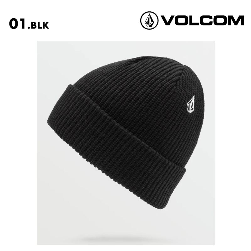 VOLCOM/ボルコム メンズ ニット帽 SWEEP BEANIE 2025 SNOW J5852507 帽子 スノボ スキー ビーニー 防寒 ブランド おしゃれ 男性用【メール便発送 13桁用24F】