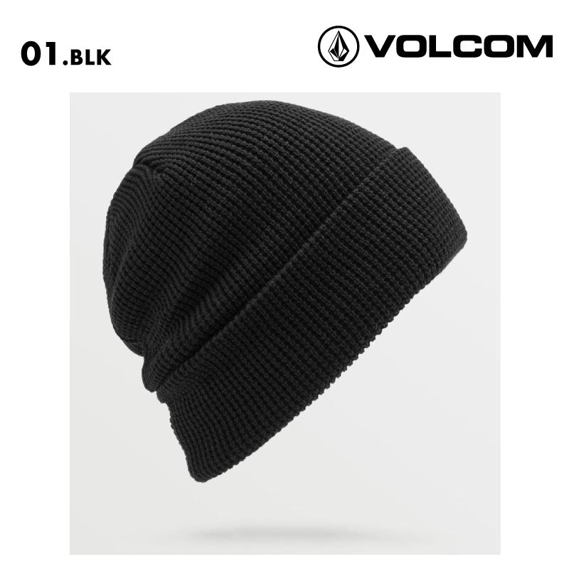 VOLCOM/ボルコム レディース ニット帽 POWER BEANIE 2025 SNOW K5852500 帽子 スノボ スキー ビーニー 防寒 ブランド おしゃれ 女性用【メール便発送 13桁用24F】