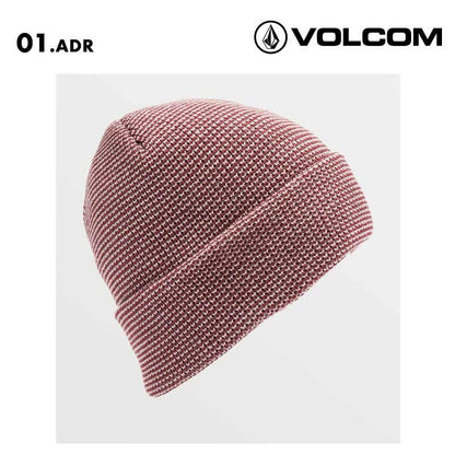 VOLCOM/ボルコム レディース ニット帽 V.CO BASELINE BEANIE 2025 SNOW K5852507 帽子 スノボ スキー ビーニー 防寒 ブランド おしゃれ 女性用【メール便発送 13桁用24F】