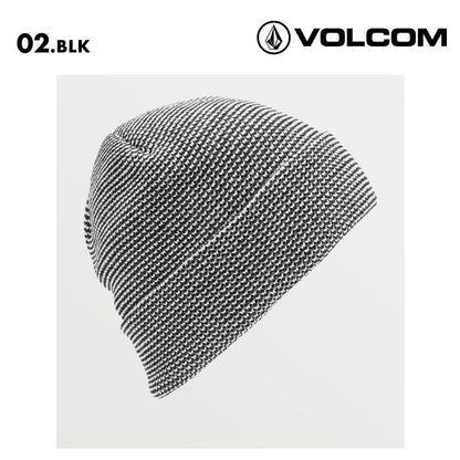 VOLCOM/ボルコム レディース ニット帽 V.CO BASELINE BEANIE 2025 SNOW K5852507 帽子 スノボ スキー ビーニー 防寒 ブランド おしゃれ 女性用【メール便発送 13桁用24F】