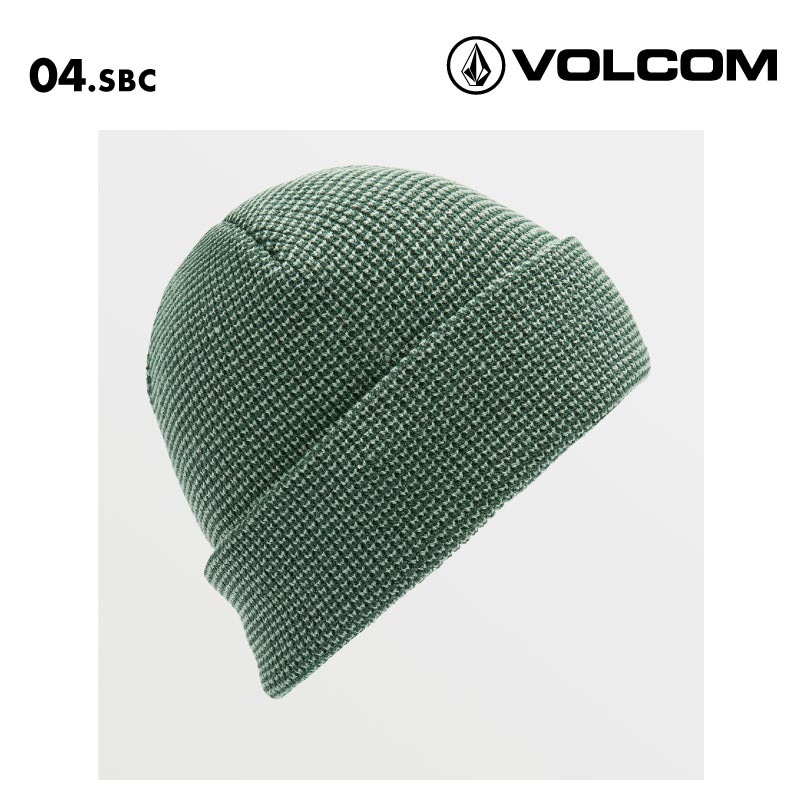 VOLCOM/ボルコム レディース ニット帽 V.CO BASELINE BEANIE 2025 SNOW K5852507 帽子 スノボ スキー ビーニー 防寒 ブランド おしゃれ 女性用【メール便発送 13桁用24F】