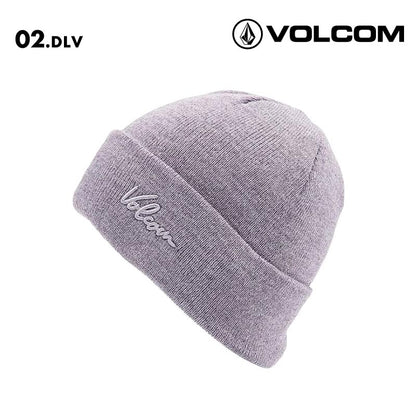 VOLCOM/ボルコム レディース ニット帽 V.CO FAVE BEANIE 2025 SNOW K5852508 帽子 スノボ スキー ビーニー 防寒 ブランド おしゃれ 女性用【メール便発送 13桁用24F】