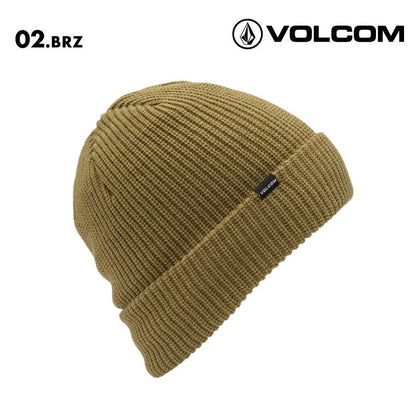 VOLCOM/ボルコム メンズ ビーニー SWEEP LINED BEANIE 2026 SNOW J5852607 スノボ スキー スノーボード ニット帽 帽子 ニットキャップ 防寒 折り返し 二つ折り ブランド 男性用[メール便発送 25FW-02]