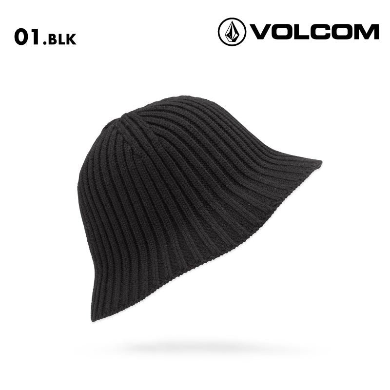 VOLCOM/ボルコム レディース バケットハット YAY KNIT BUCKET HAT 2025 SNOW K5852506 帽子 スノボ スキー バケハ 防寒 ブランド おしゃれ 女性用【メール便発送 13桁用24F】