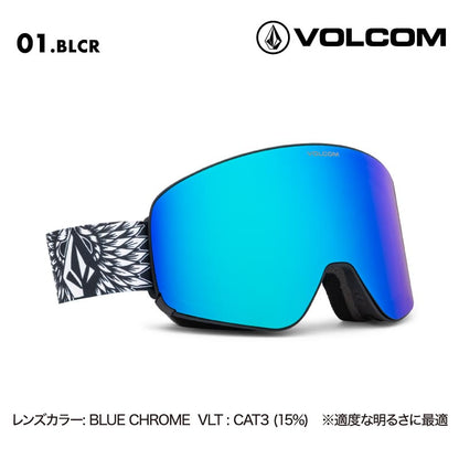 VOLCOM/ボルコム メンズ フレームレス 平面 ゴーグル AF ODYSSEY JAMIE LYNN - Buckle 2025 SNOW VG5424815 スノボ スノーボード スキー スノー ブランド おしゃれ 男性用