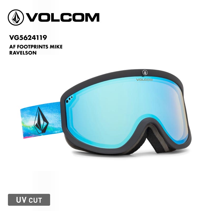 VOLCOM/ボルコム メンズ 平面 ゴーグル AF FOOTPRINTS MIKE RAVELSON  2025 SNOW VG5624119 スノボ スノーボード スキー スノー ブランド おしゃれ 男性用