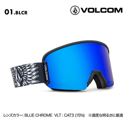 VOLCOM/ボルコム メンズ 平面 ゴーグル AF GARDEN2 JAMIE LYNN - Buckl 2025 SNOW VG6024815 スノボ スノーボード スキー スノー ブランド おしゃれ 男性用