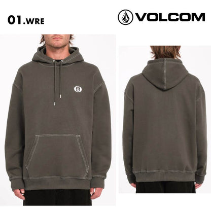 VOLCOM/ボルコム メンズ パーカー SKATE VITALS REMY S PO 2024 FALL A4132410 フリースパーカー ルーズフィット フロントポーチ フード付き フーディ ロゴ ブランド シンプル 秋冬 男性用 男性用