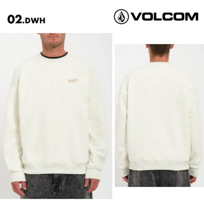 VOLCOM/ボルコム メンズ トレーナー TOO KOOL LSE CREW 2024 FALL A4632206 ポーラーフリース スウェット ルーズふぃ 長袖 長そで 防寒 ラウンドカラー シンプル 秋冬 男性用 男性用