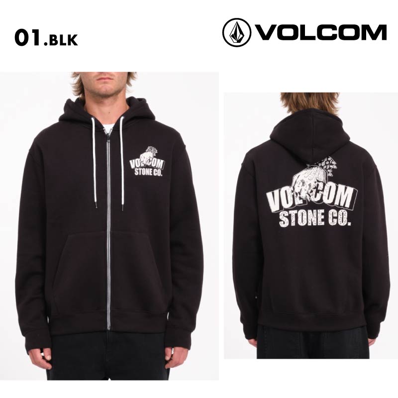 VOLCOM/ボルコム メンズ ジップパーカー WATANITE ZIP 2024 FALL A4832405 フルジップ フリース スクリの通販|  OC STYLE公式ストア