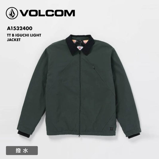 VOLCOM/ボルコム メンズ ジャケット TT B IGUCHI LIGHT JACKET 2024 FALL A1532400 上着 ブライアン・イグチコラボ ボクシーフィット スノーボード 隠しジップ キャンパス地 ワークシャツ 防寒 秋冬 ブランド 男性用