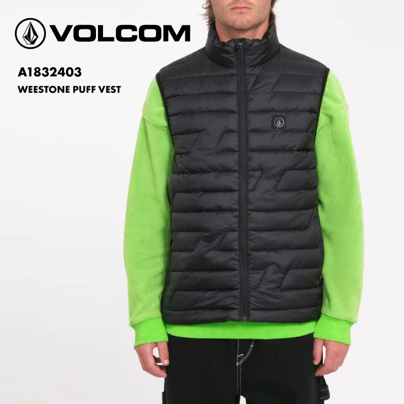 VOLCOM/ボルコム メンズ ダウンベスト WEESTONE PUFF VEST 2024 FALL A1832403 パフベスト レギュの通販|  OC STYLE公式ストア