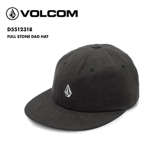 VOLCOM/ボルコム メンズ キャップ FULL STONE DAD HAT 2024 FALL D5512318 帽子 ぼうし コットン アウトドア 調節可能 紫外線対策 キャンプ 男性用 ブランド 男性用